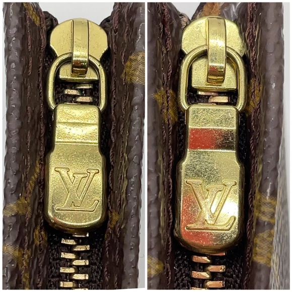 Auth Louis Vuitton Monogram Bucket Pouch M42238 SEt 2 W/B EE100148-1 - Picture 11 of 16